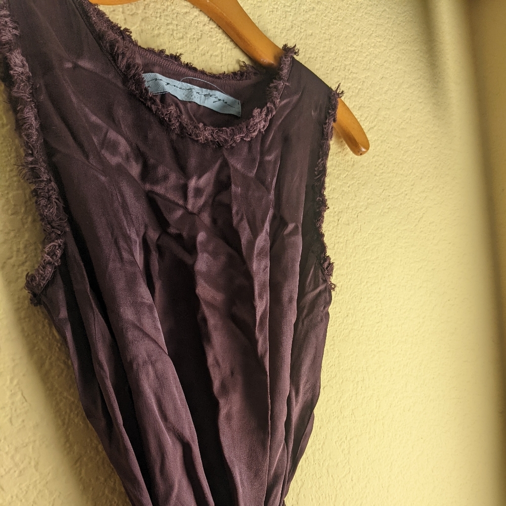Raquel Allegra brown maxi dress